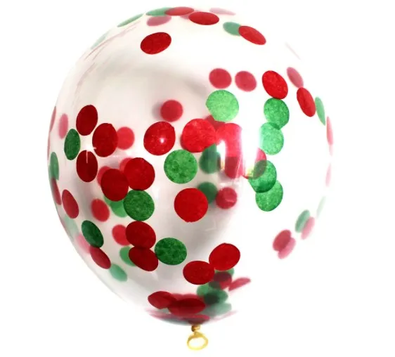 Christmas balloon chain suits party decoration the latex blackish green red balloons