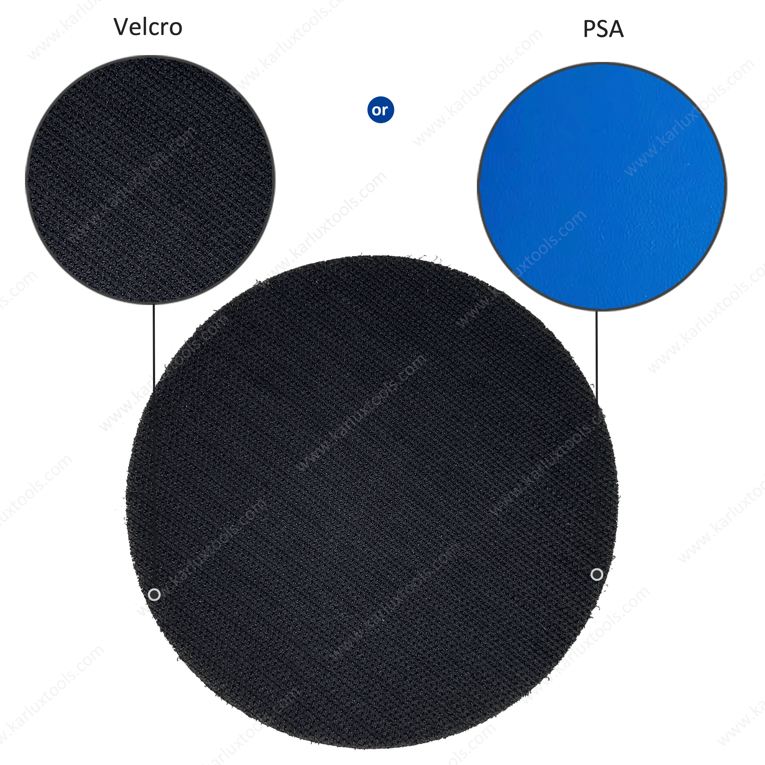 5 Inch Round Hook and Loop Backing Pad Sander Pad Replacement Pad,125mm Sanding Pads for High Speed Polishing, Buffing Sander