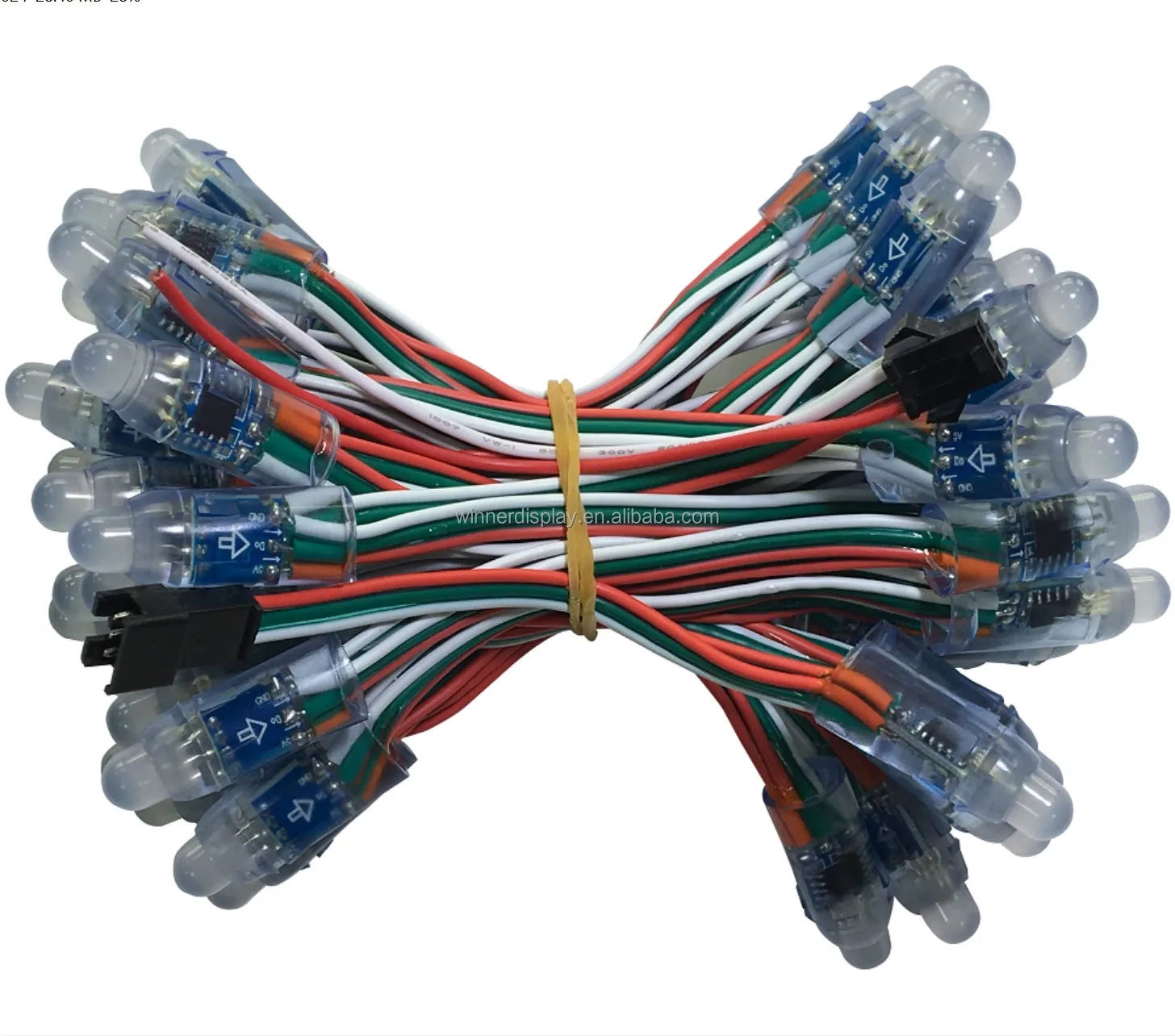 WS2811 1903 1904 12mm high bright digital RGB LED 5V string light individually addressable waterproof full color led pixel light