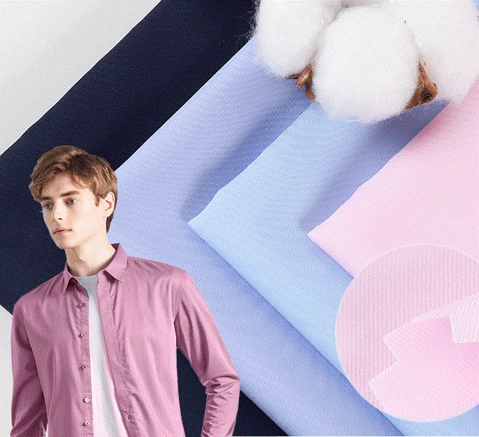 High Quality Solid Color Stretch Bamboo Fiber Fabric Weaving Polyester Fiber Fabric For Professional Wear