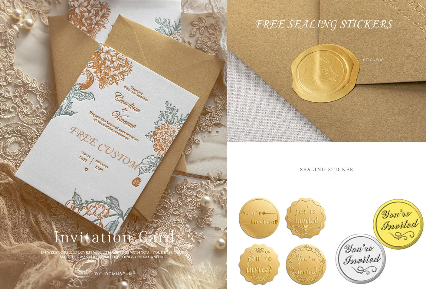 Customized Wedding Invitations Cards Luxury Letterpress Embossed Wedding Cards Invitation Wedding Cards Luxury Invitation