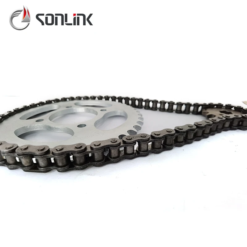Motor Cycle Steel Roller Chain Accessories High Wear Resistance