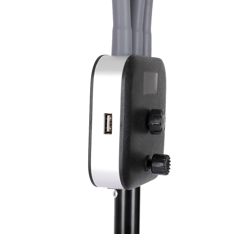 Dual led light double head professional photo beauty salon led floor light
