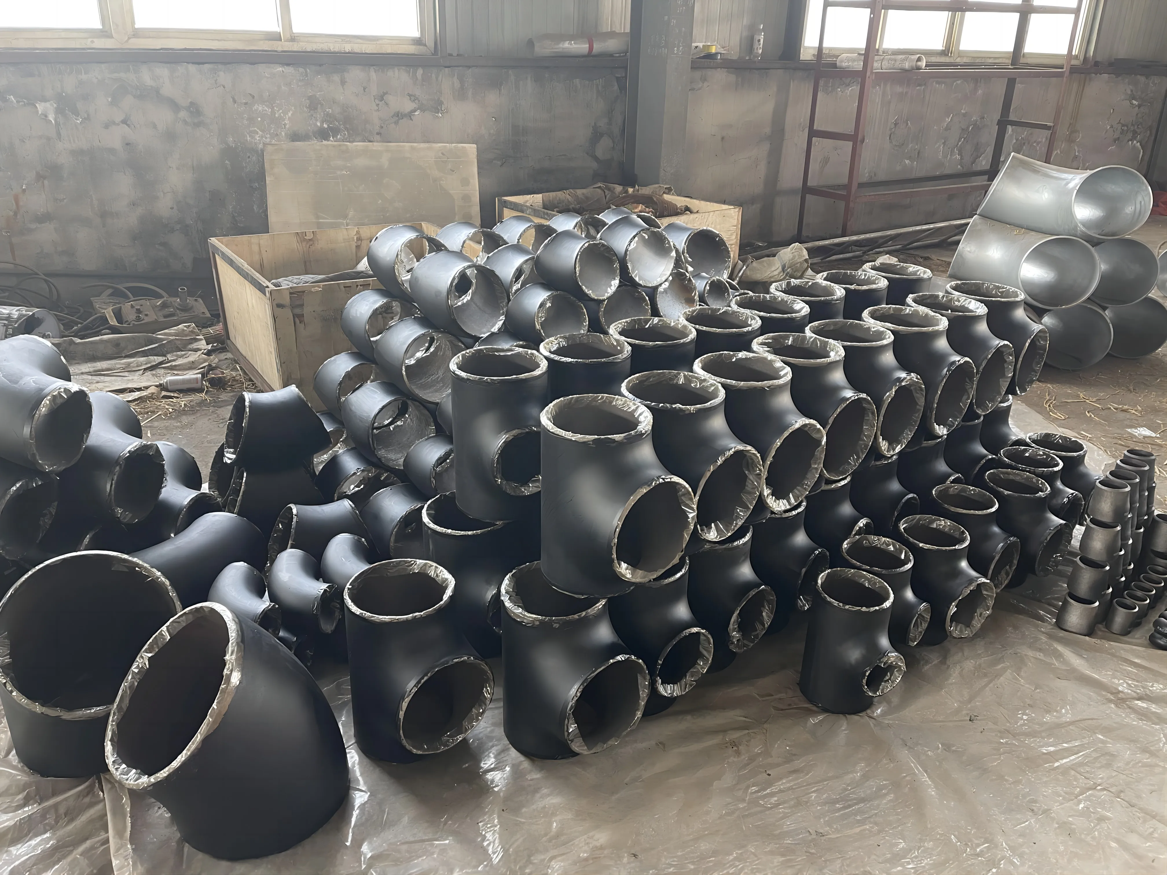 Price Beauty Pipe Fittings Carbon Steel  Seamless Tee/reducer/elbow/cap