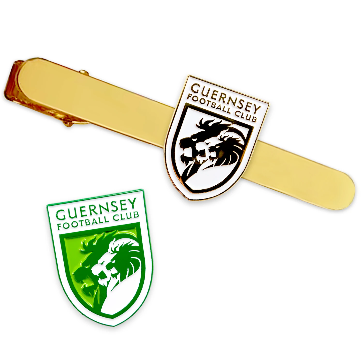 luxury custom metal copper gold silver neck logo animal tie pins clip for men