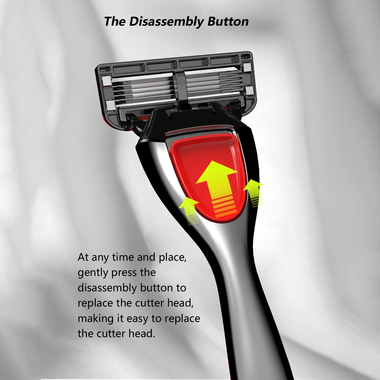 New Design 5 Blades Face Razor Men Refill Cartridge Razor Shaving Male