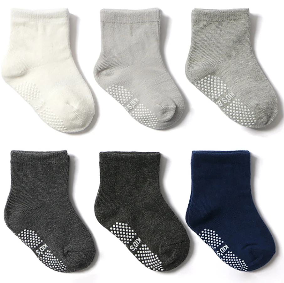 happy cotton girls young boy tube fashion 3d baby anti slip cute socks