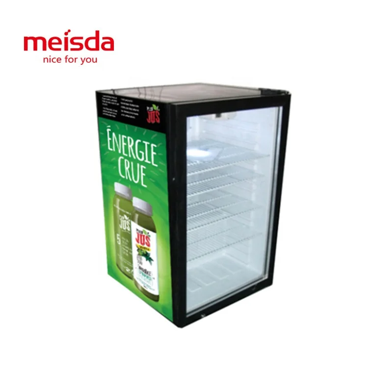 Meisda high quality SC130 glass showing dessert display refrigerator