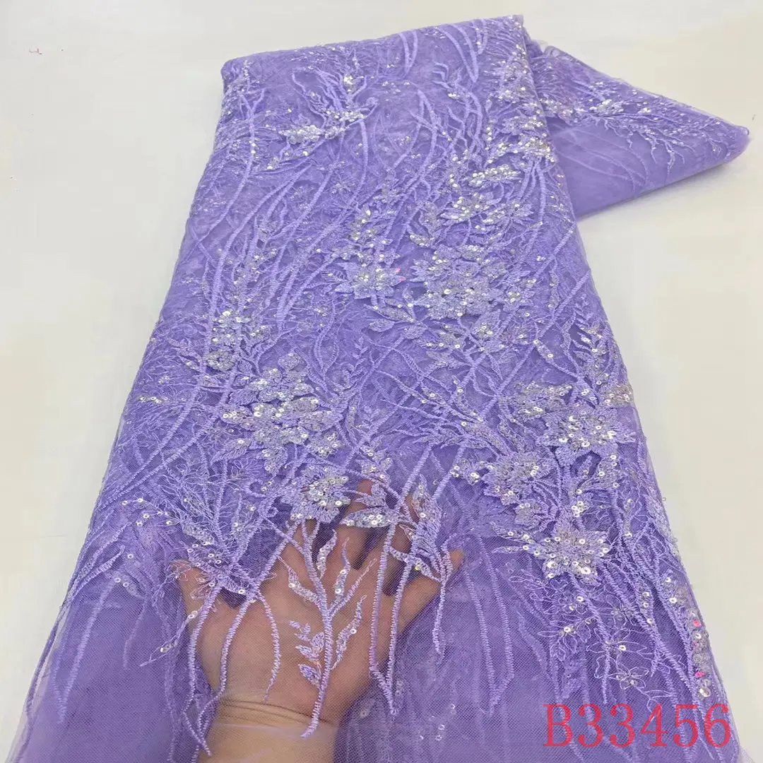 arrival wholesale price cord sequin mesh embroidery for women bridal french lace and wedding material fabric guipure