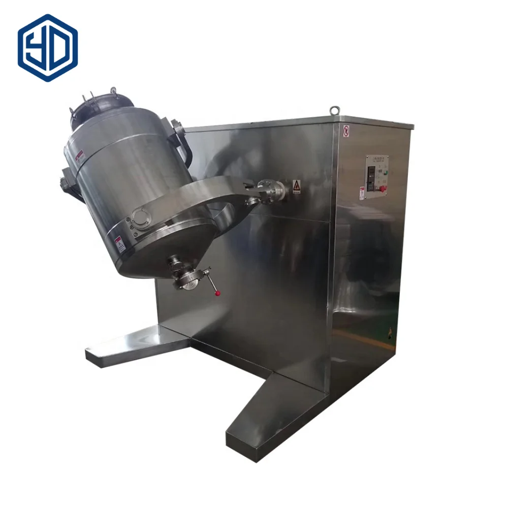 YDSW series good quality SS 3D Pharmaceutical powder Mixer blender mixing equipment
