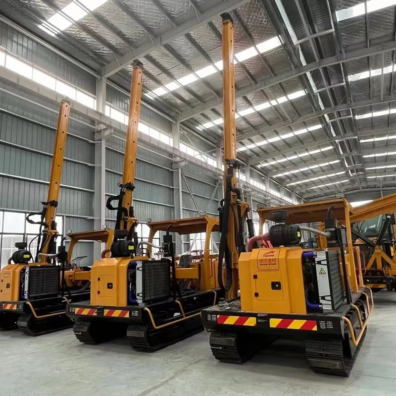 Hydraulic Photovoltaic Post Pile Driver/ Pile driving machine wholesale