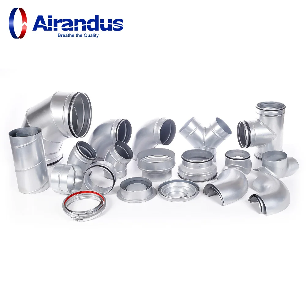 Elbow Metal Tube 90 Degree Adjustable flexible adjustable 90 degree Galvanized Steel Bend  for HVAC