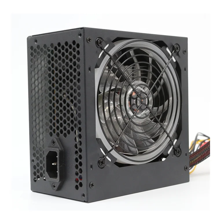 
New single voltage 80+500W/600W/700W/800W white card active transformer ATX high quality computer power supply 