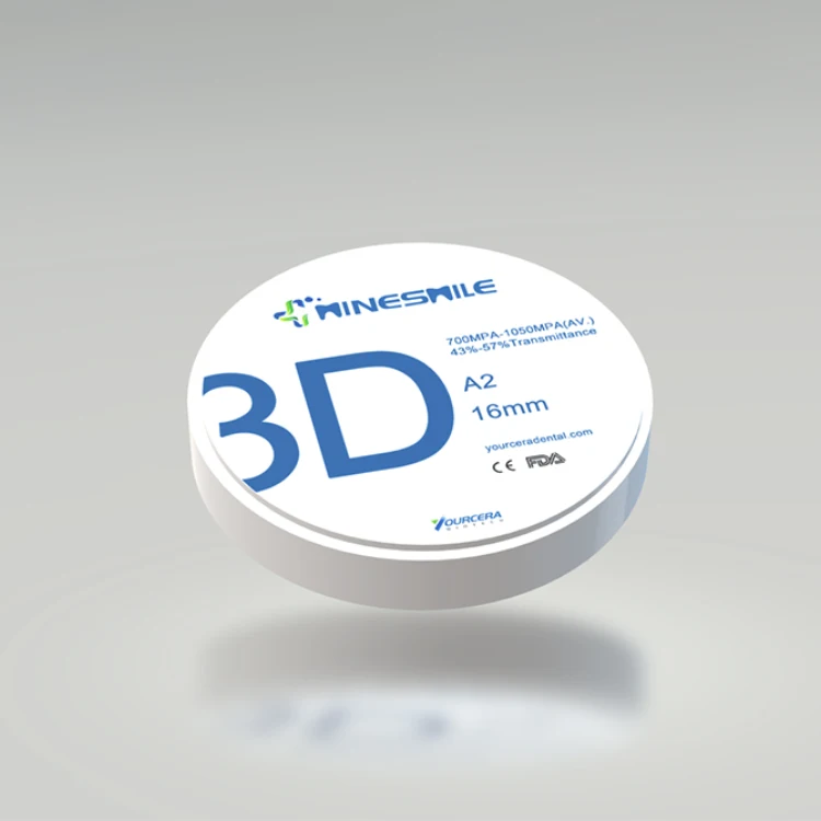 china wholesale dental material plant 4D Multilayer dental ceramic customised zirconia false teeth