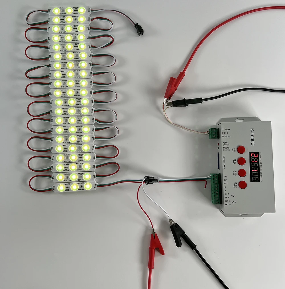 Полный цвет RGB Magic DMX SPI DC 12 В 0 72 Вт 3LED SMD 5050 высокое качество IC полноцветный светодиодный модуль