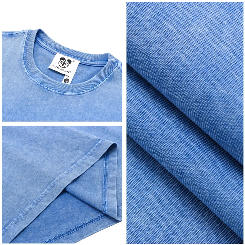 AIPA Fashion New High Street Male Teenager Custom Tops Camisetas Washed Fire Demon Printed Casual T-shirt For Men