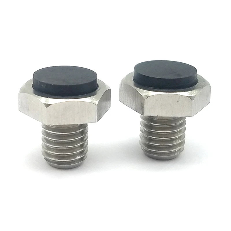46~50HRC  Swiveling Locating and Support Buttons Threaded Stop Pins with Urethane