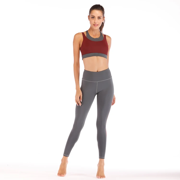 Gym wear women 2 pieces yoga wear set active wear manufacturers wholesale fitness apparel sets