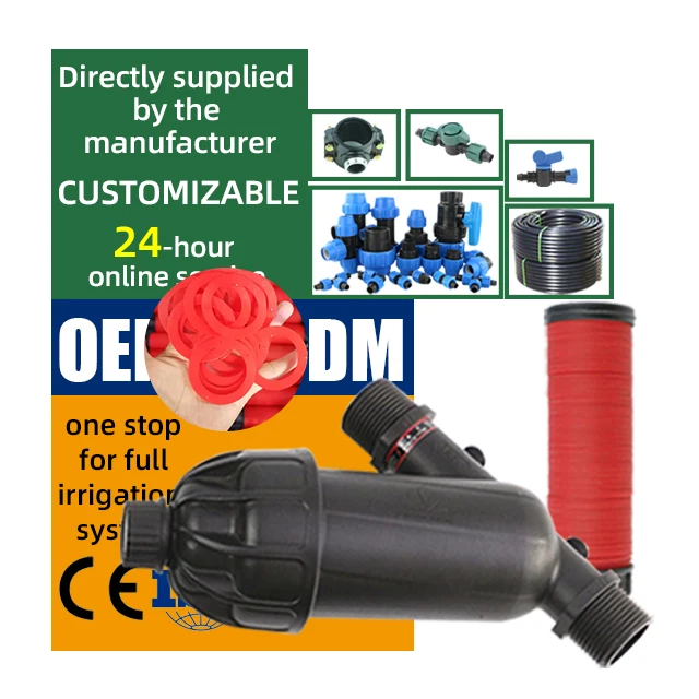 Farm water pipe fittings  y tape disc filter for drip tape agriculture irrigation system