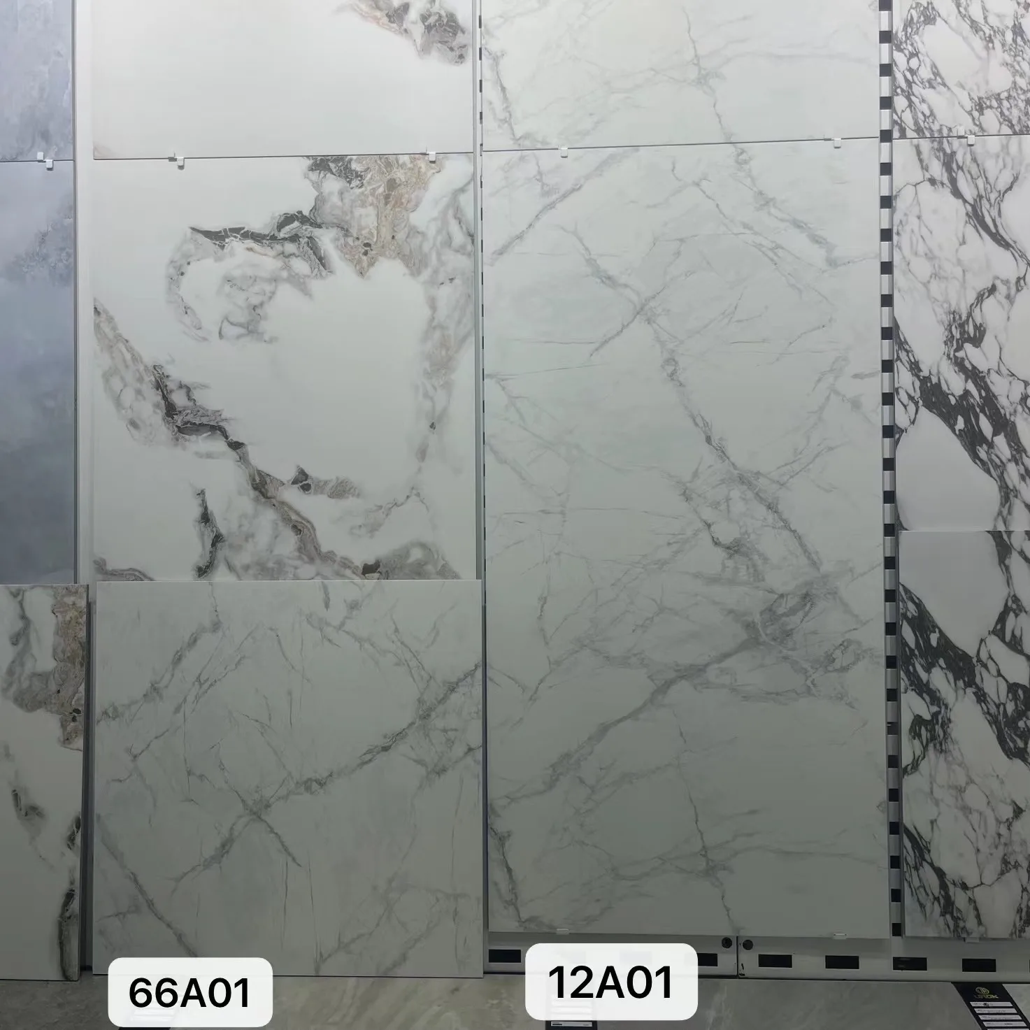 Hot Sale 600x600 Carrara White Velvet surface  Porcelain Floor Tiles For Floor Standard White Marble Ceramic Tiles