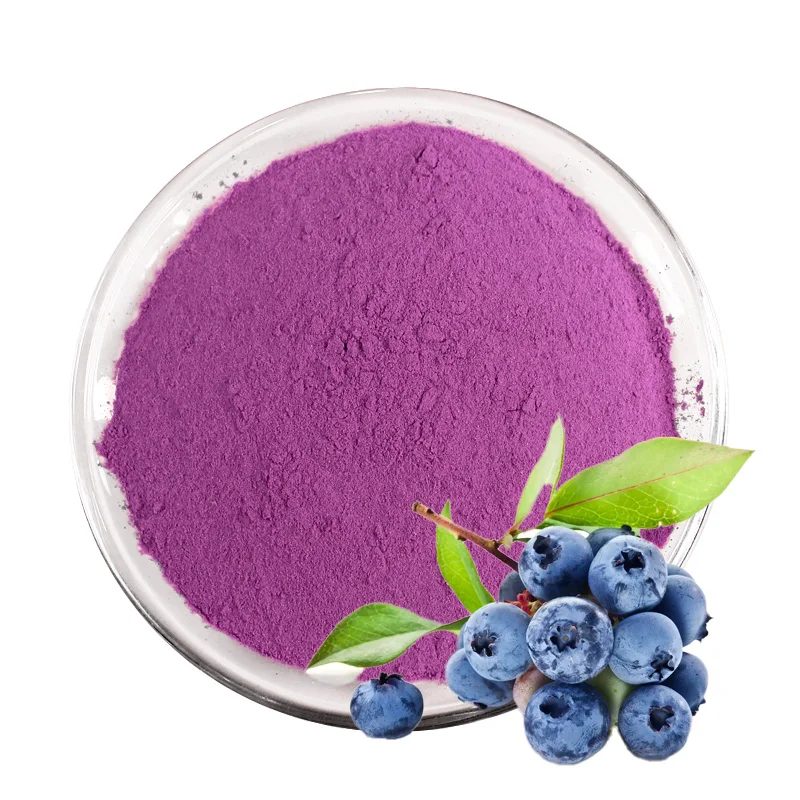 GMP-055 Wholesale Pure nature blueberry extract anthocyanin bilberry extract powder