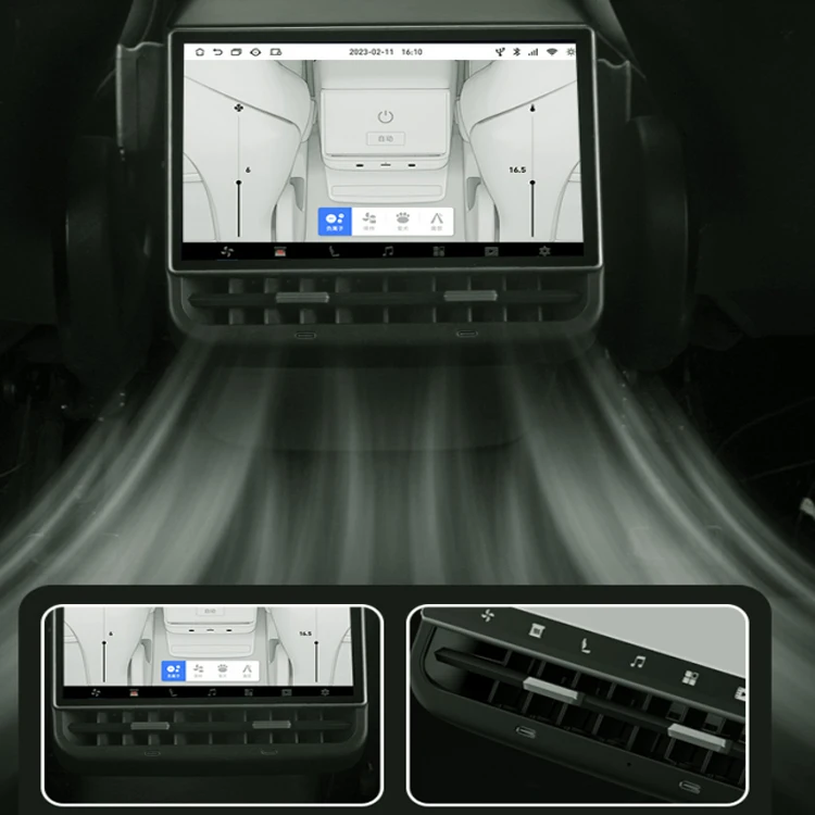 Новый дизайн Hi-Fi система tesla задний экран Tesla модель y Dvd-плеер автомобиля 2g 3 2019