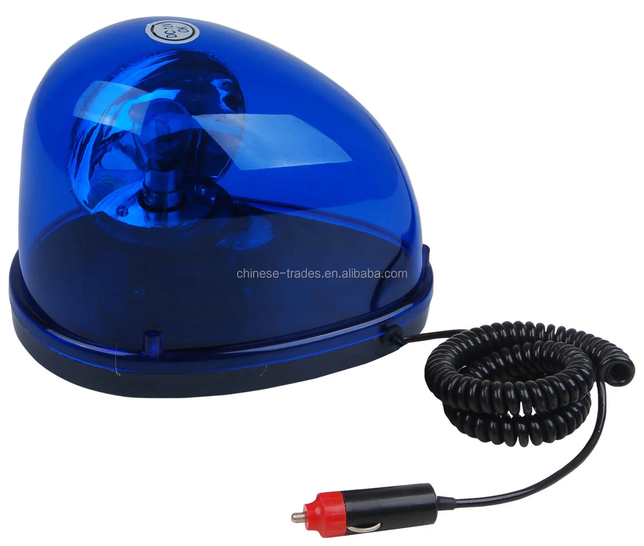 Wholesale 12V/24V halogen rotating emergency light ,Magnetic safety snail revolving  lamp