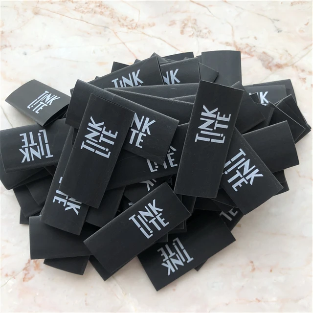 New custom logo printing 2:1 pe heat shrink tubing tube with glue inside