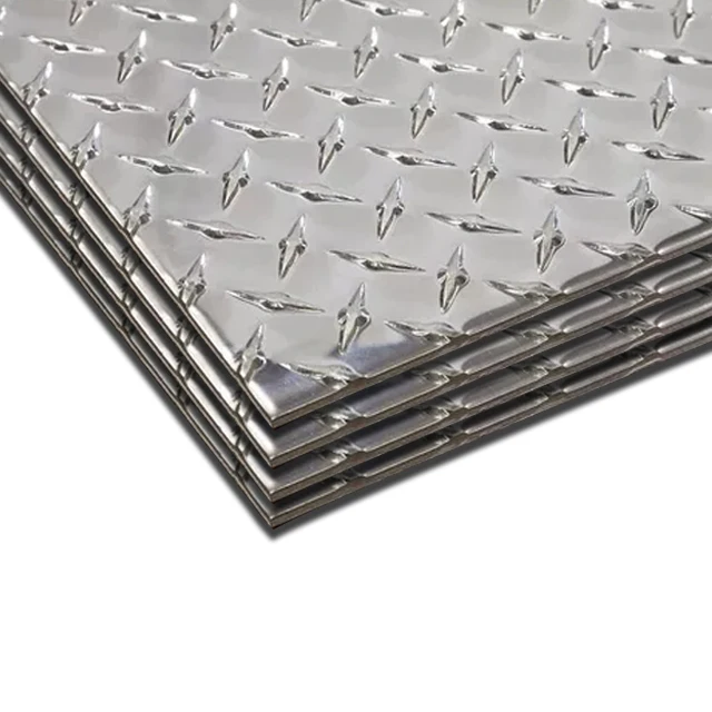 Aluminum corrugated checkered plate and sheet weigh