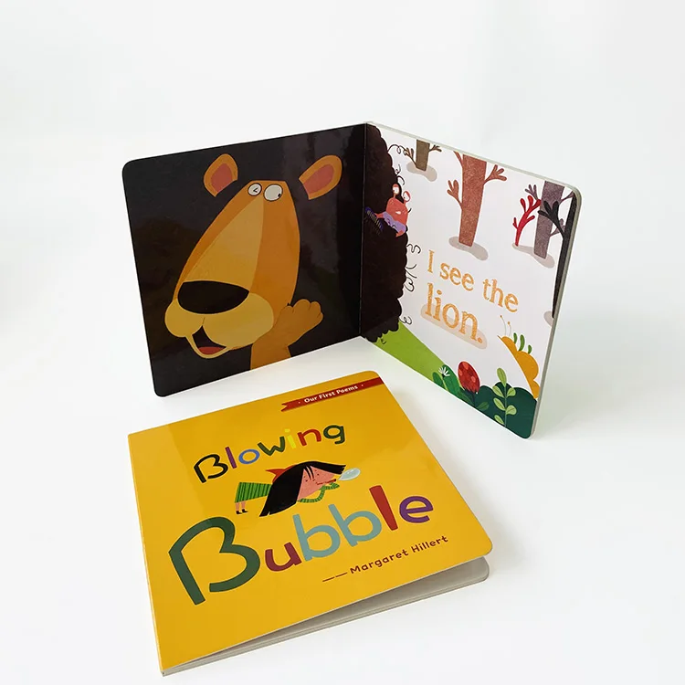 
Cheap Custom Animal Story Books Early Education Children Board Book Printing 