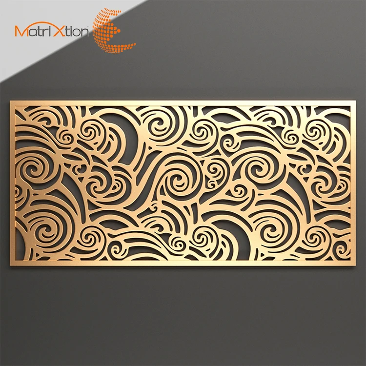 Garden Border Laser Cut Privacy Fencing Panel Artificial Fence