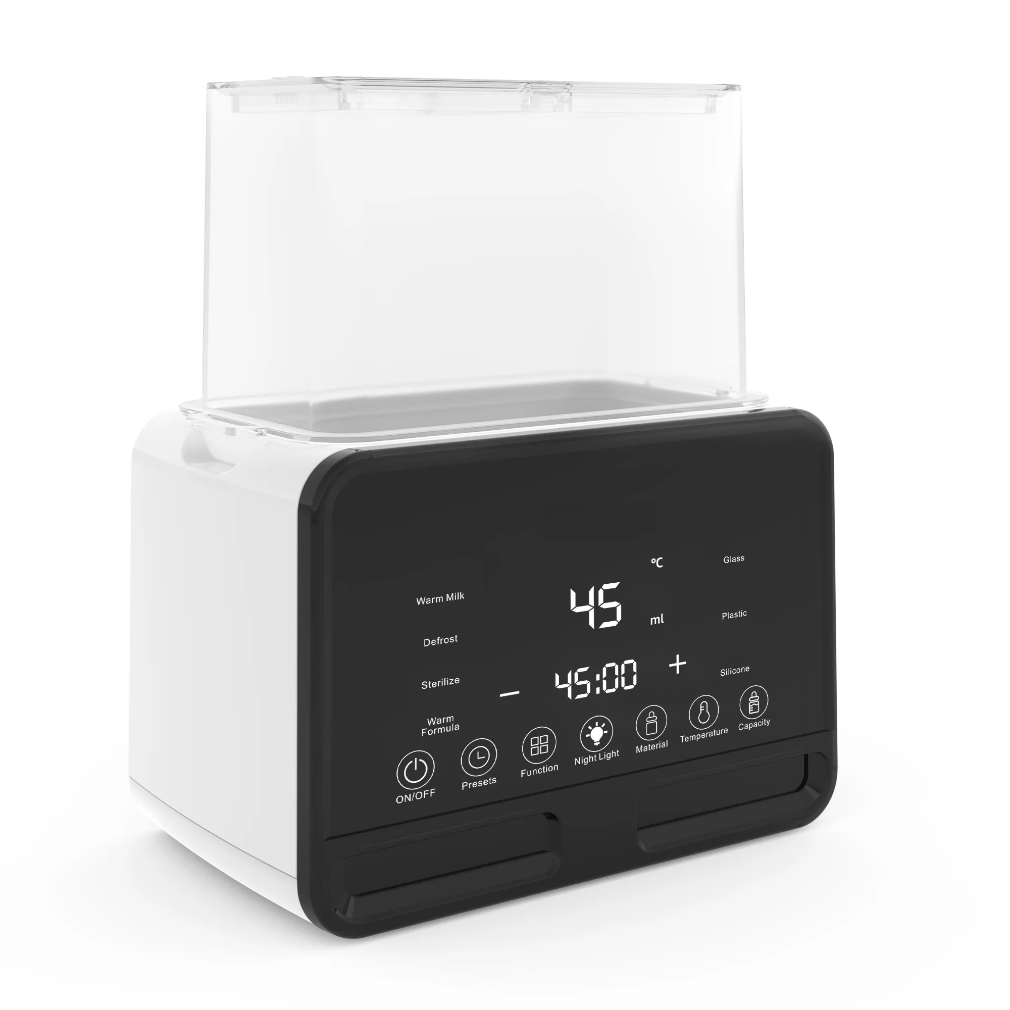 Hot sell bottle warmer accurate temperature control with defrost sterili-zing keep heat baby food jars function bottle warmer
