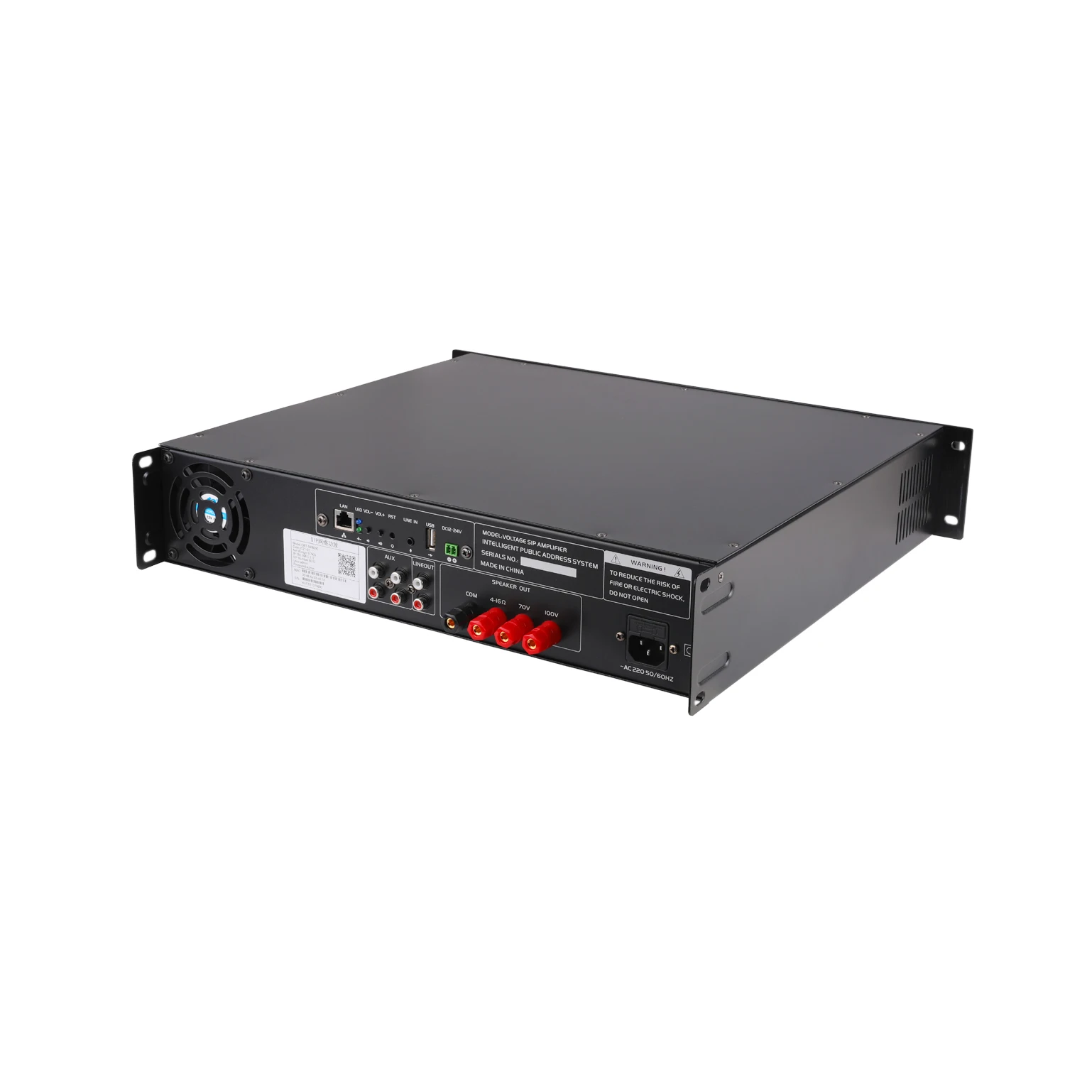 IP Audio Amplifier Network IP PA system Amplifier SIP Amplifier
