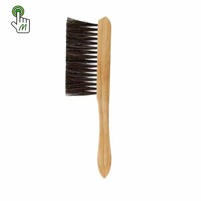 Beekeeping Tools Factory Directly Supply Single Double Row Natural Bristle Horse Hair Bristles Bee Sweep Bee Brush with Holder