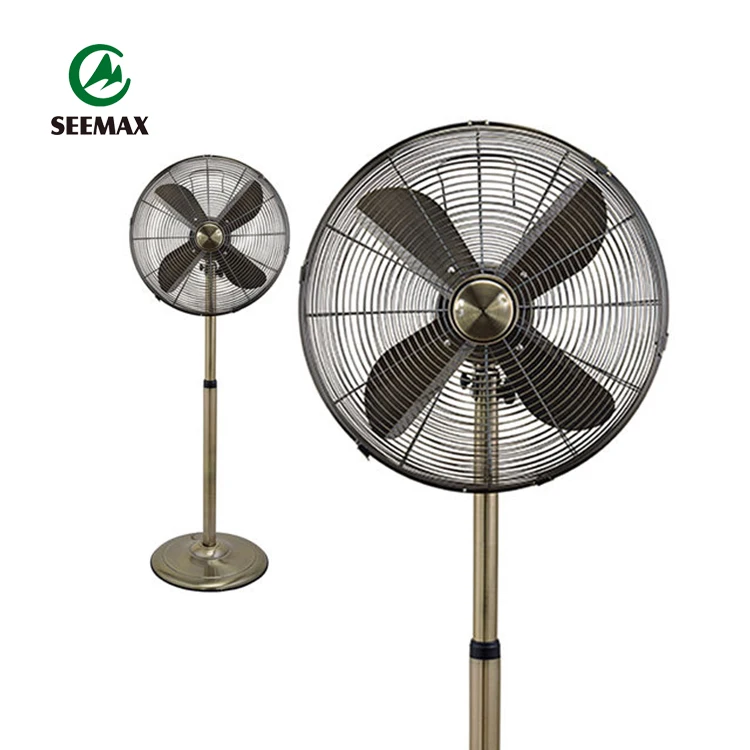 Хорошее качество 16 дюймовый напольный вентилятор при сильном ветре Ventilateur скандинавский Ретро Стиль Стенд Вентилятор 110 вольт