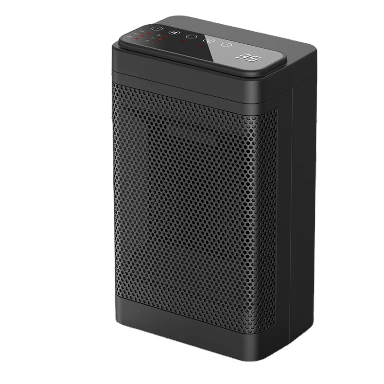 1500W портативный мини электрический подогреватель для комнаты бытовая техника пульт дистанционного управления с сенсорным экраном спальни Домашний Настольный PTC