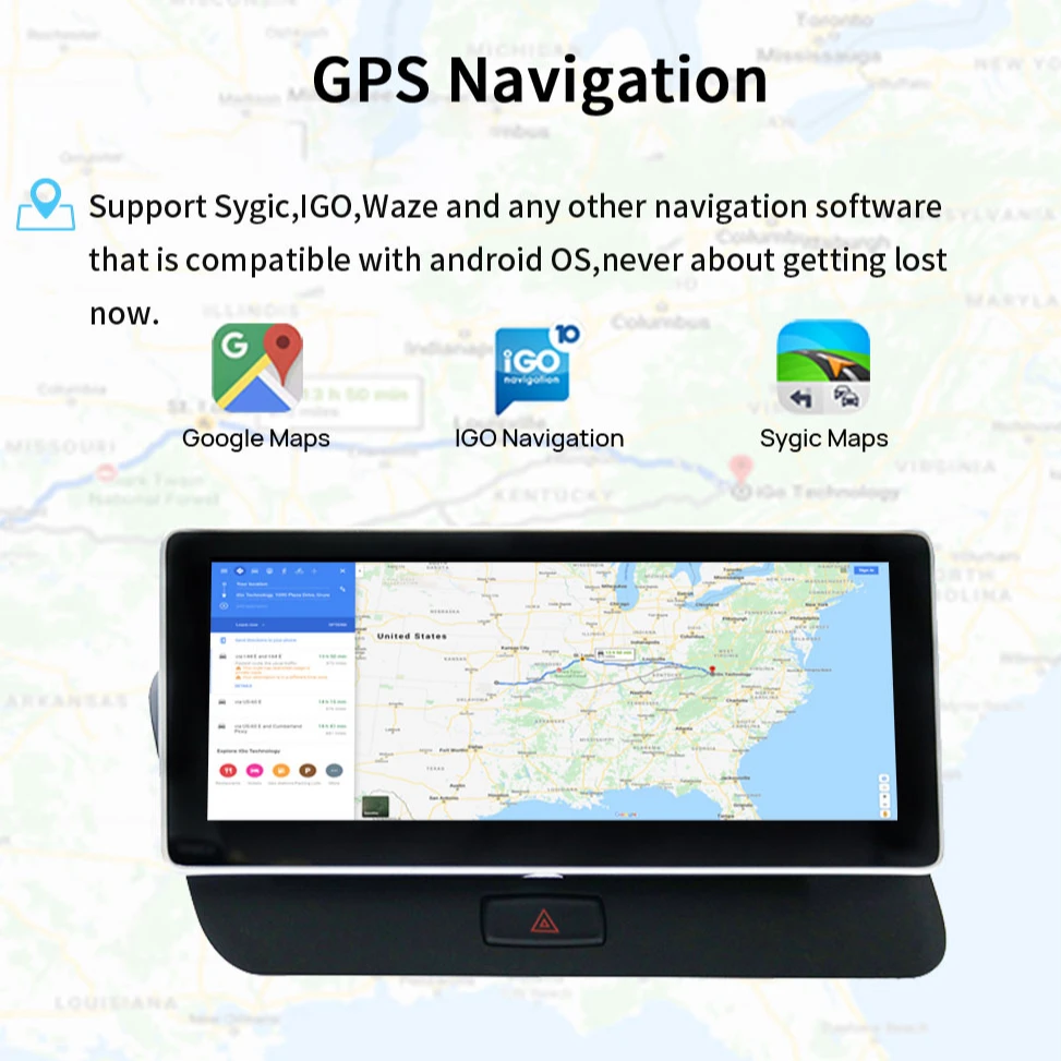 Android Radio Car Stereo For Audi Q5 2009-2017 Car Multimedia DVD Player Carplay GPS Navigation