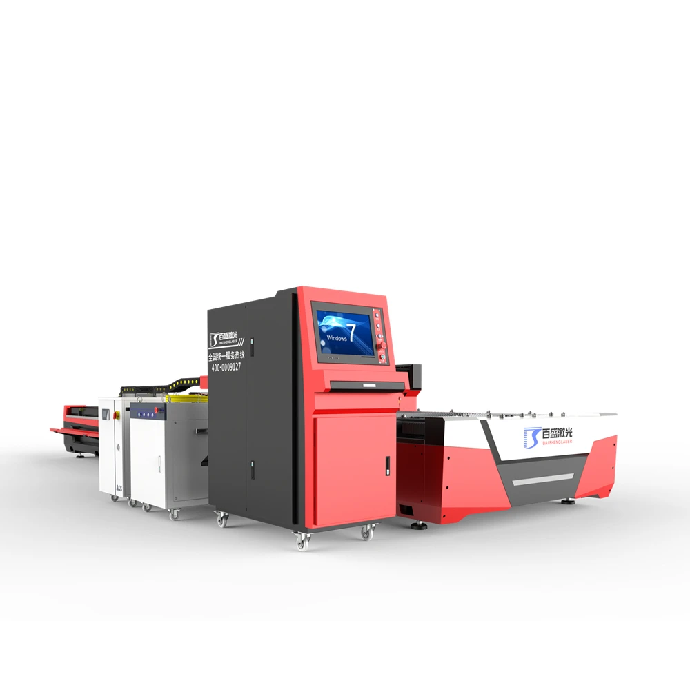 Baisheng 6000*1500mm Raycus 1500w Cnc Fiber Laser Cutting Machine Manufacturer Germany IPG Fiber Laser 1000w 2000w 3000w 4000w