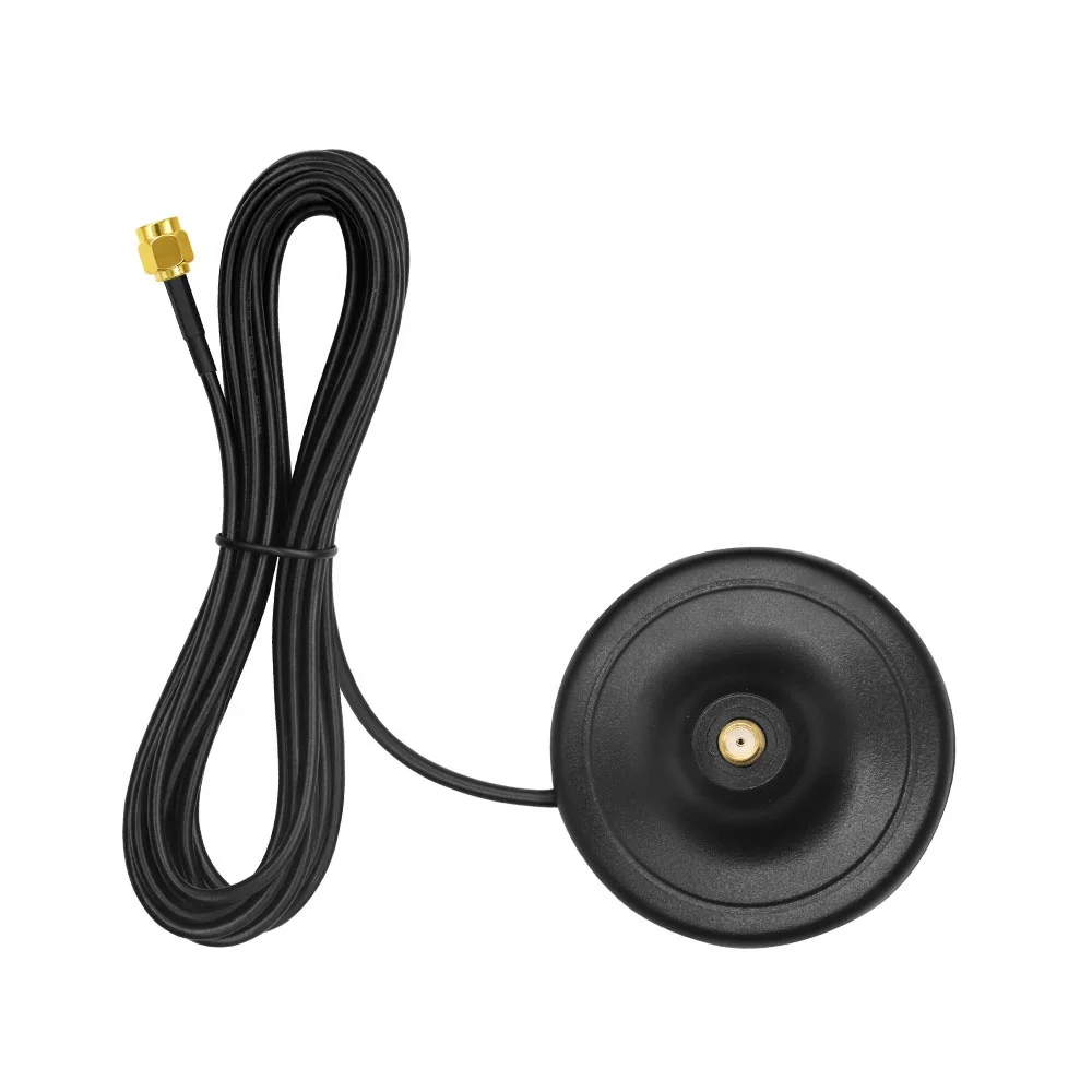 Magnet Antenna Basement SMA Connector Basement Male Head Rg174 Cable Strong Magnetic For Sucker Antenna