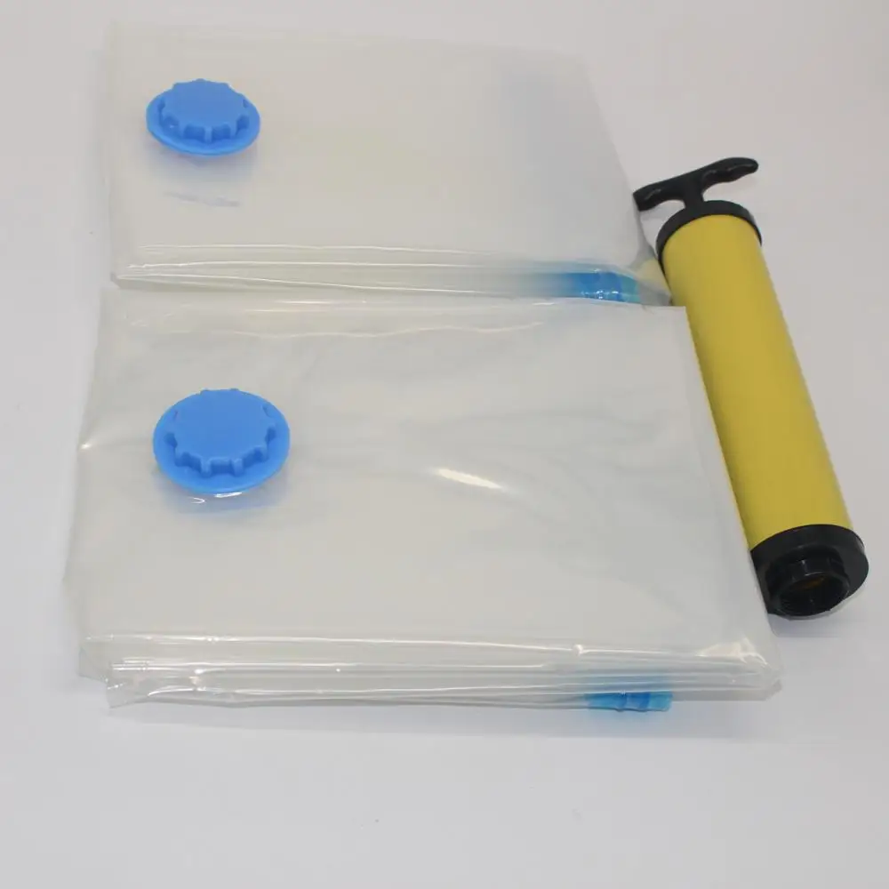 Factory Price Eco Friendly Hand-Pump Space Saver Storage Vacuum Bag Set For Clothes