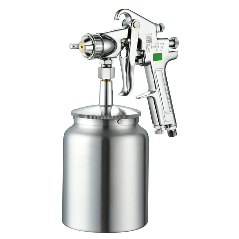 New HVLP LVLP Air Spray Gun W-77 for Car Painting with 2.0mm 2.5mm 3.0mm Nozzle Size