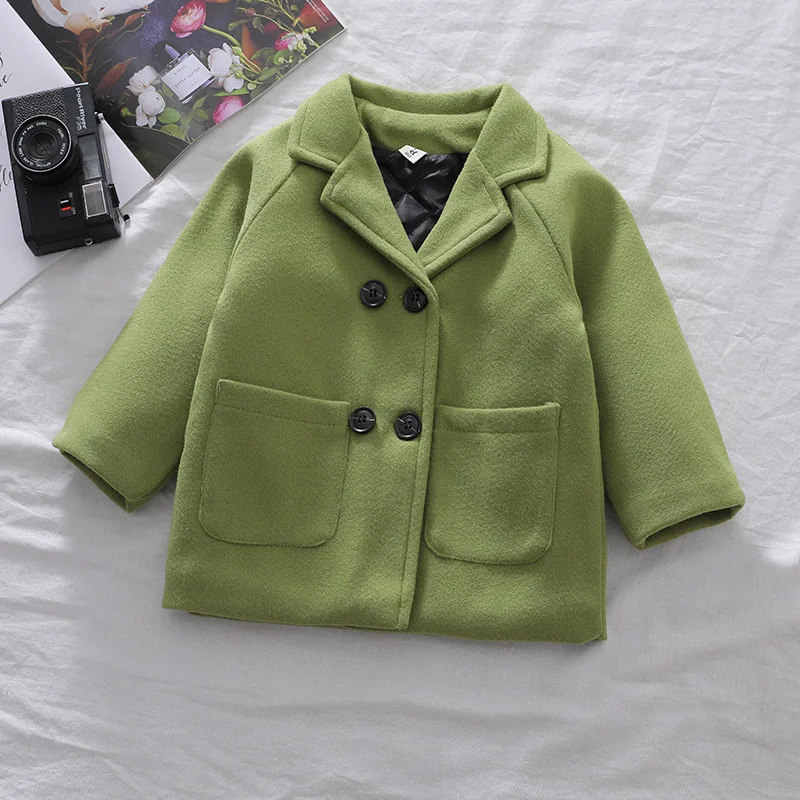 Boutique Fashion Winter Boy Handsome Trench Coat Medium Spring Autumn Outerwear Coat Windbreaker Top A0883