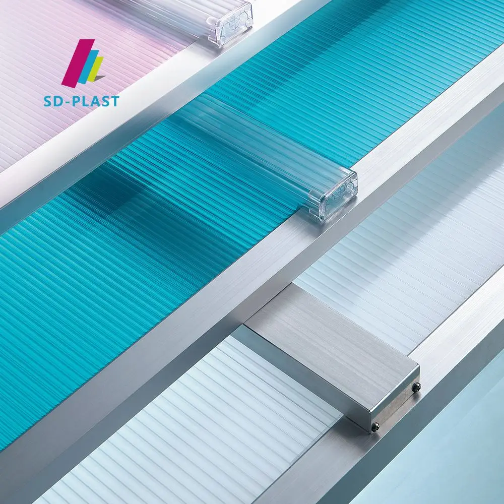 SUN-DECOR factory price10mm polycarbonate sheet U locked polycarbonate sheet roofing for agriculture