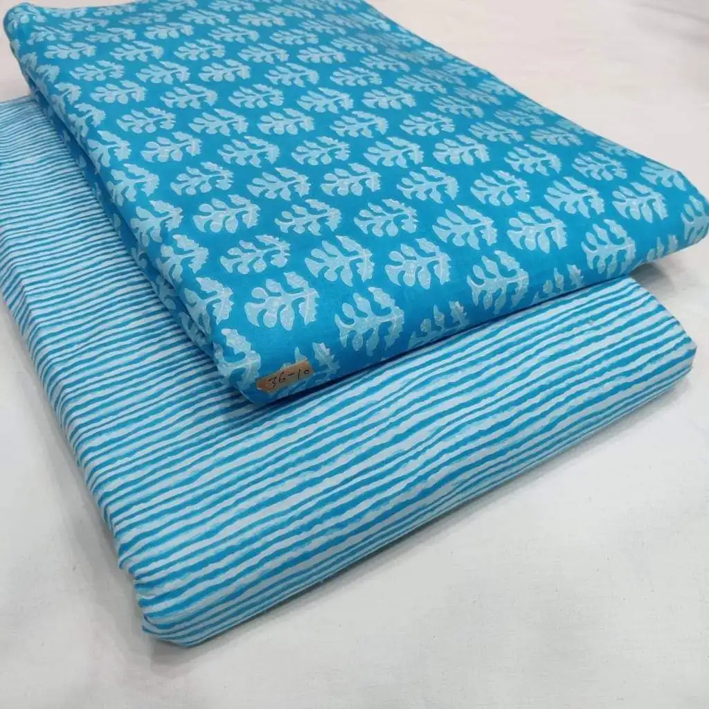 Hand Block Kantha Quilt Fish Print Indigo Blue Kantha Vintage Throw Kantha Pure Cotton Handmade Bedding Blanket Bedspread