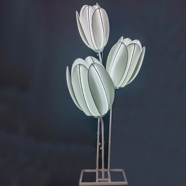Большой художественный фон RGB светодиодный дорожная дорожка направляющая Цветочная сценическая подсветка для декора отеля свадьба