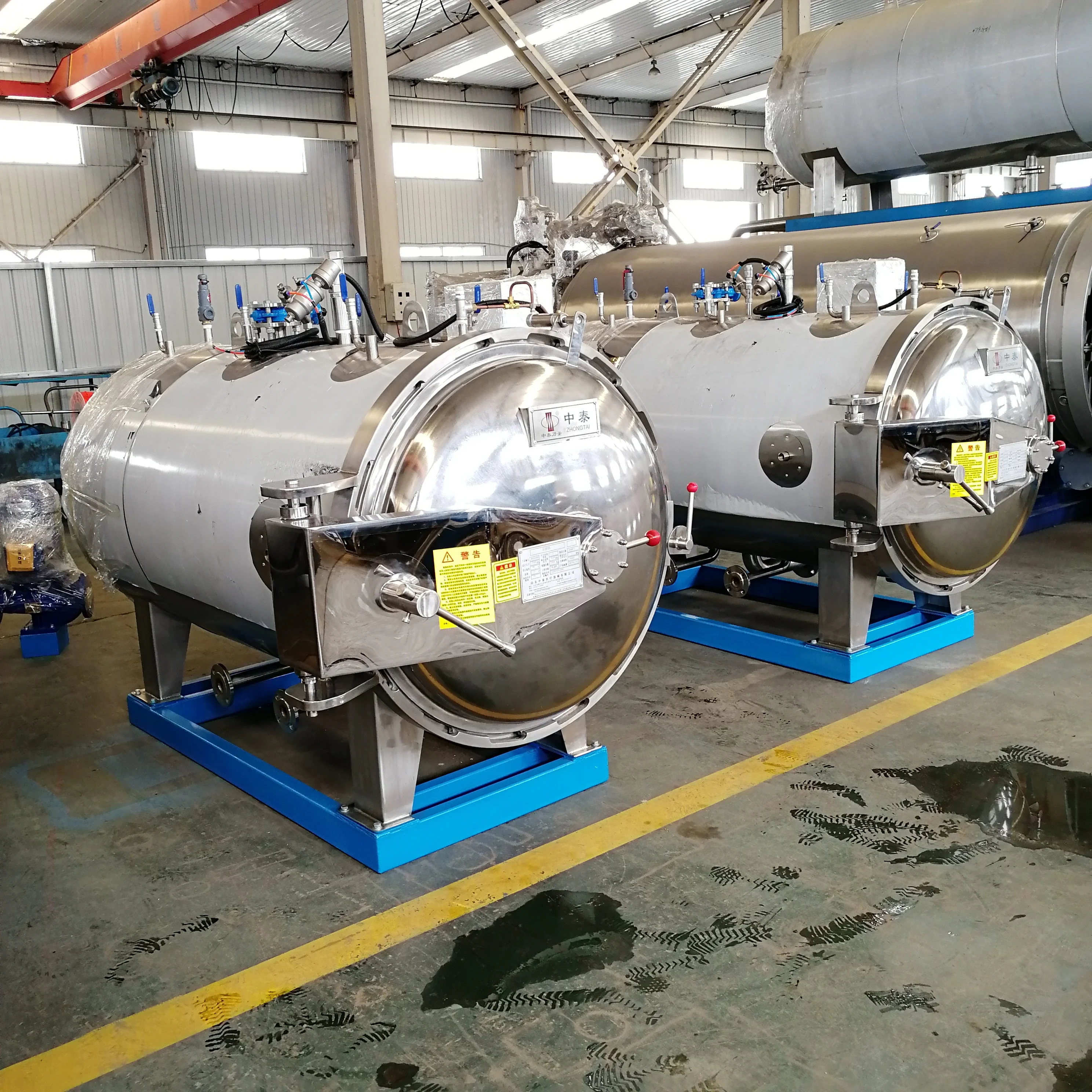 Automatic canned food congee glass jar Industrial Steam Sterilizer Steam Autoclave Machine Retort Steam Autoclave Retort