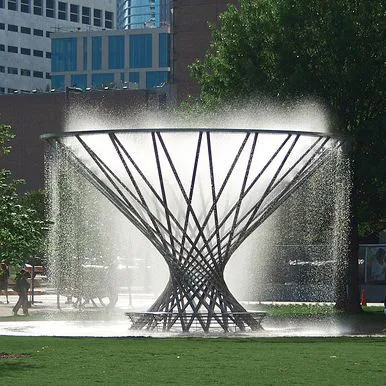 Modern Garden Pool Stainless Steel Three-Story Tower Water Fountain