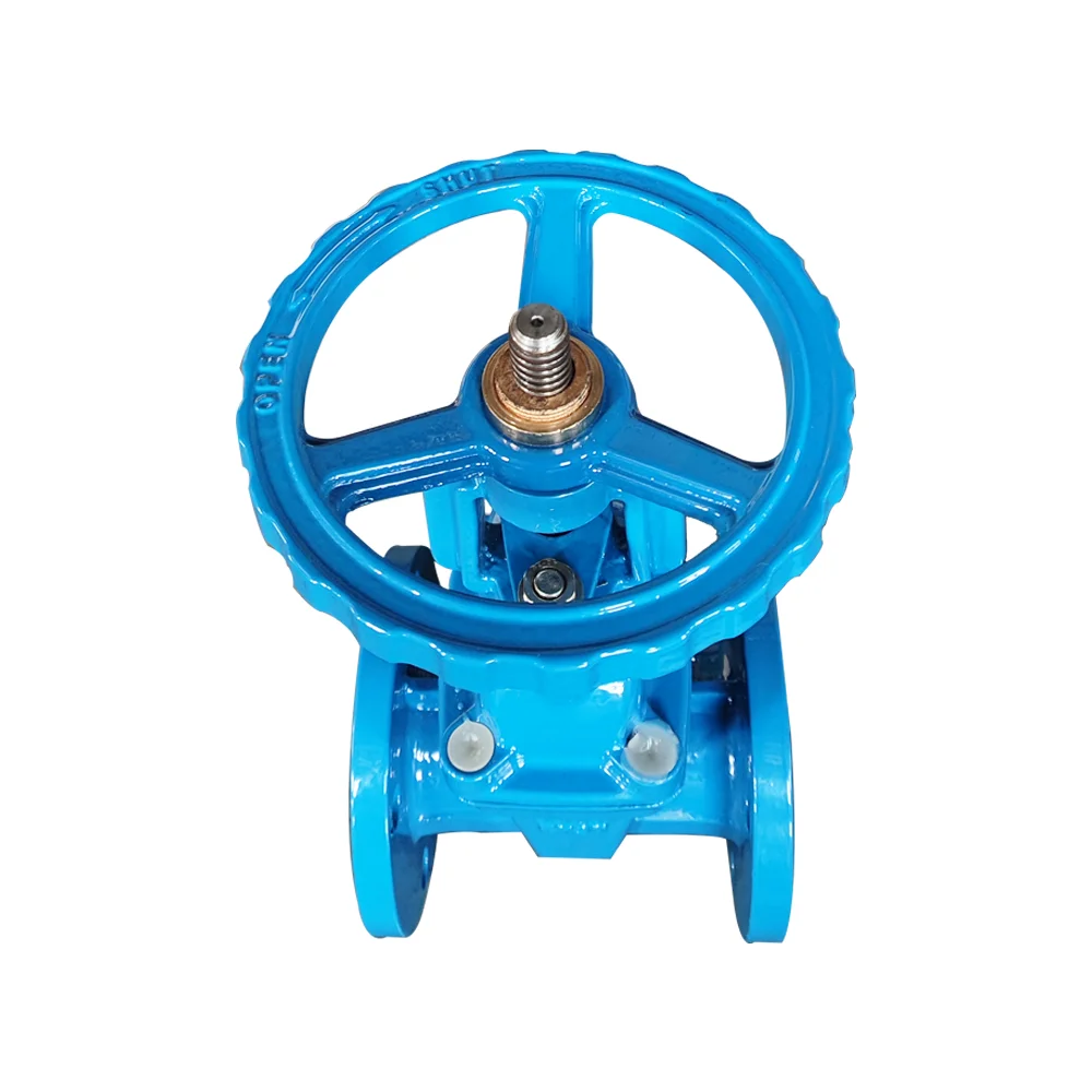 DIN3352 F4 F5 4 inch Ductile cast iron NRS NBR resilient seated GGG50 gate valve BS5163