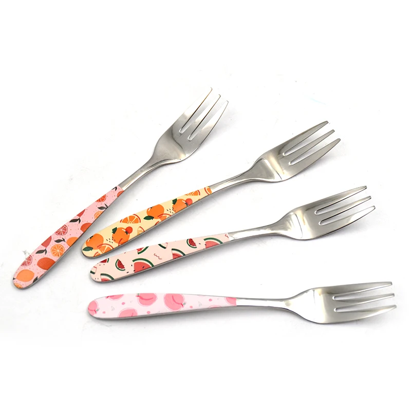 Stainless Steel Fork Salad Fork Customized Printing Fork
