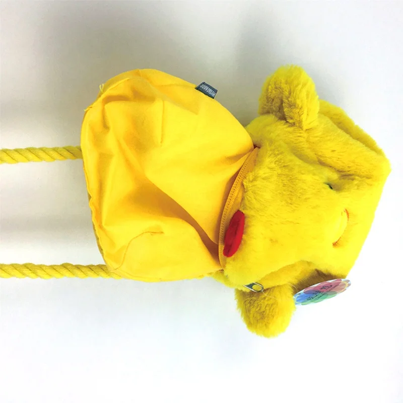 Yellow chicks cartoon cross bag fashion messenger bag girls plush shoulder bags